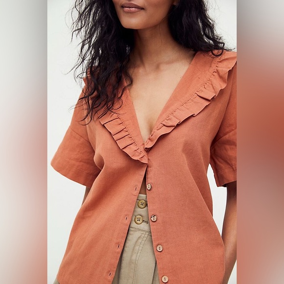 Free People Tops - Free People Endless Summer The Simple Pleasures‎ Shirt Top Size M